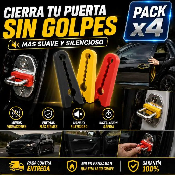 Pack x4 (Antigolpes) — Amortiguador Antiruido para Puertas de Carro